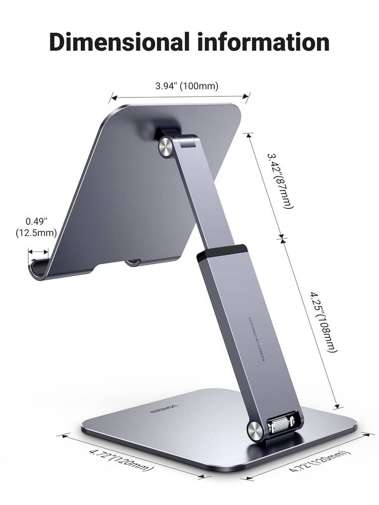  Ugreen Foldable Height Adjustable Stand for Smartphones iPad Tablet Mobile Phones